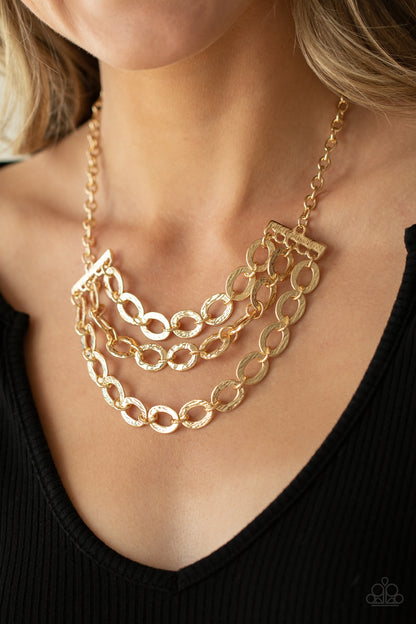 Paparazzi Accessories Repeat After Me - Gold Necklace