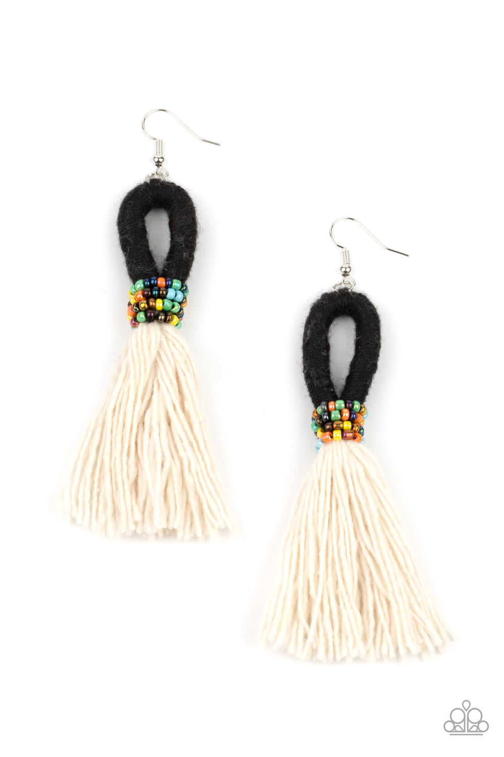 Paparazzi Accessories The Dustup - Black Earring
