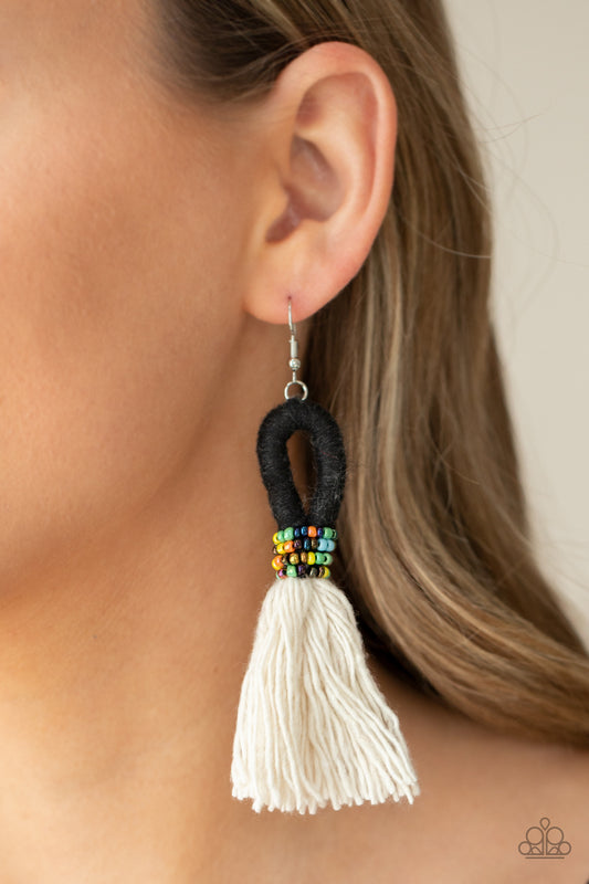 Paparazzi Accessories The Dustup - Black Earring