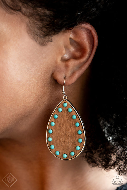 Paparazzi Accessories Rustic Refuge - Blue - Earring