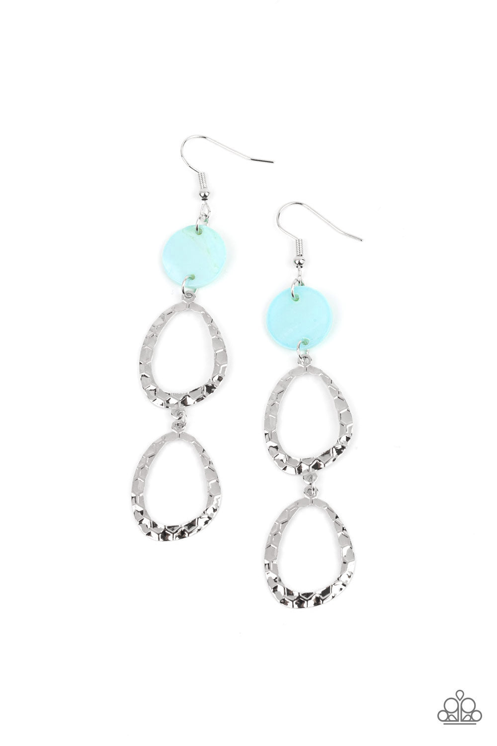 Paparazzi Accessories Surfside Shimmer - Blue - Earrings