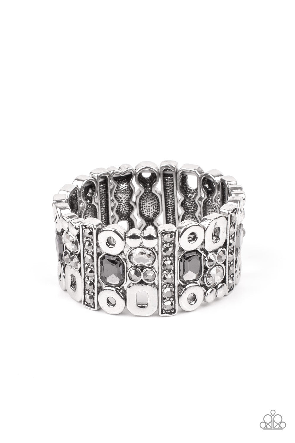 Paparazzi Accessories Dynamically Diverse - Silver bracelet