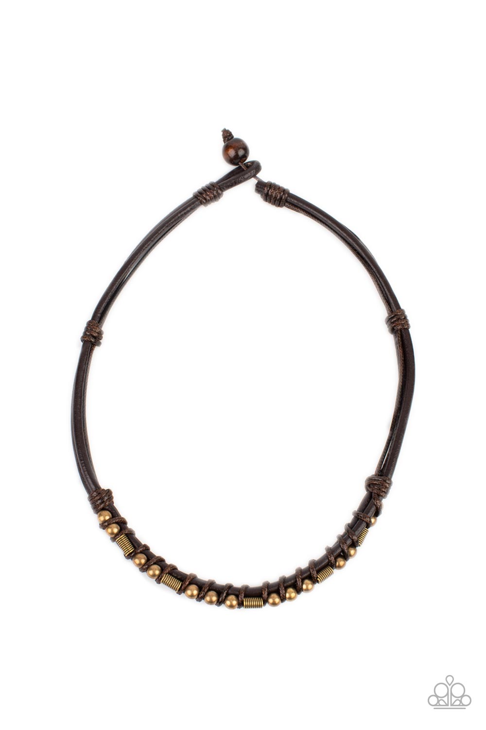 Westside Wrangler - Brass Urban Necklace