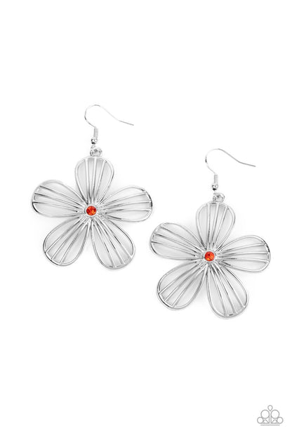 Paparazzi Accessories Meadow Musical - Orange Earrings