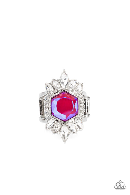 Paparazzi Accessories Divine Intervention - Pink Ring