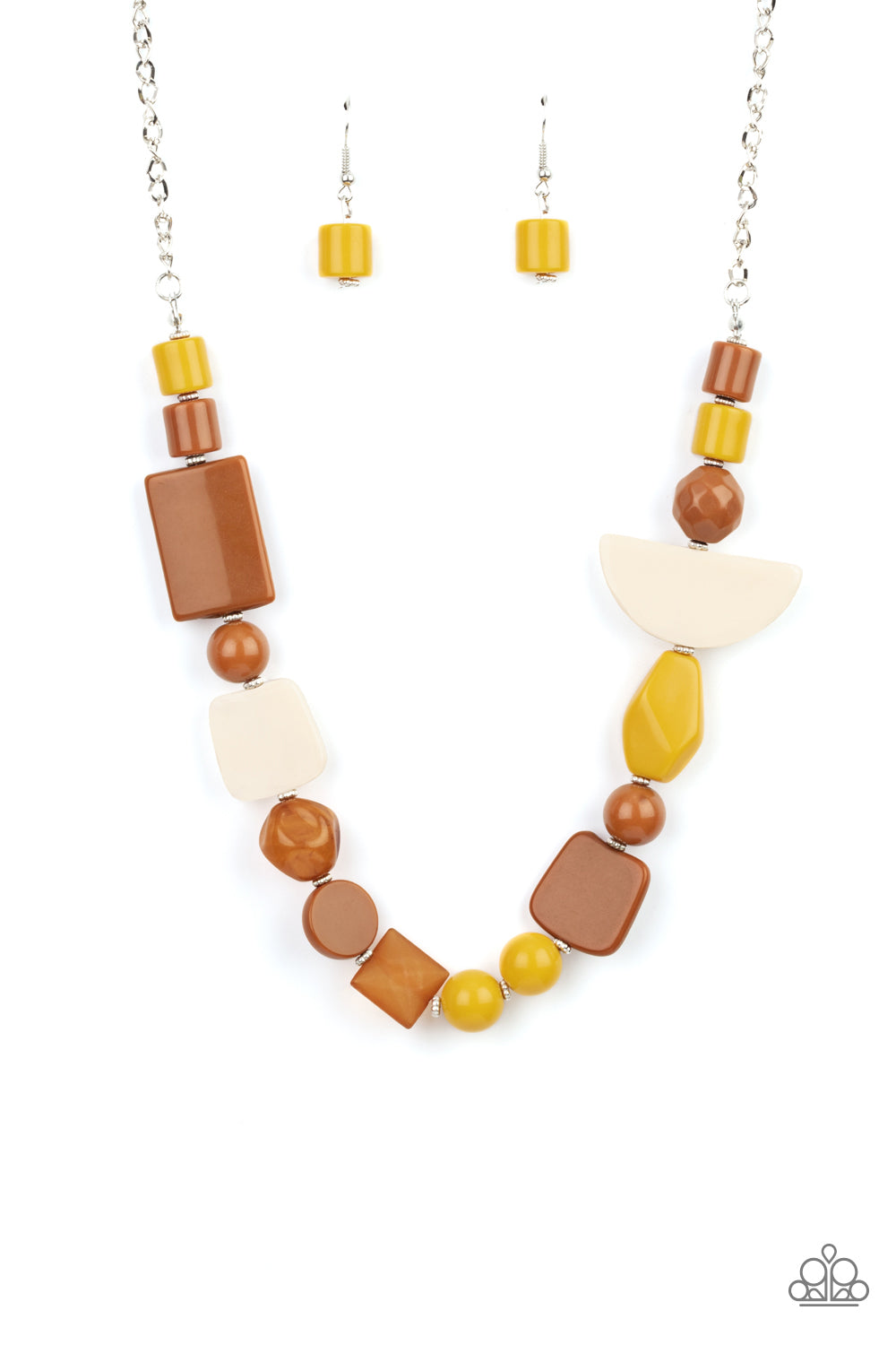 Paparazzi Accessories Tranquil Trendsetter - Yellow Necklace