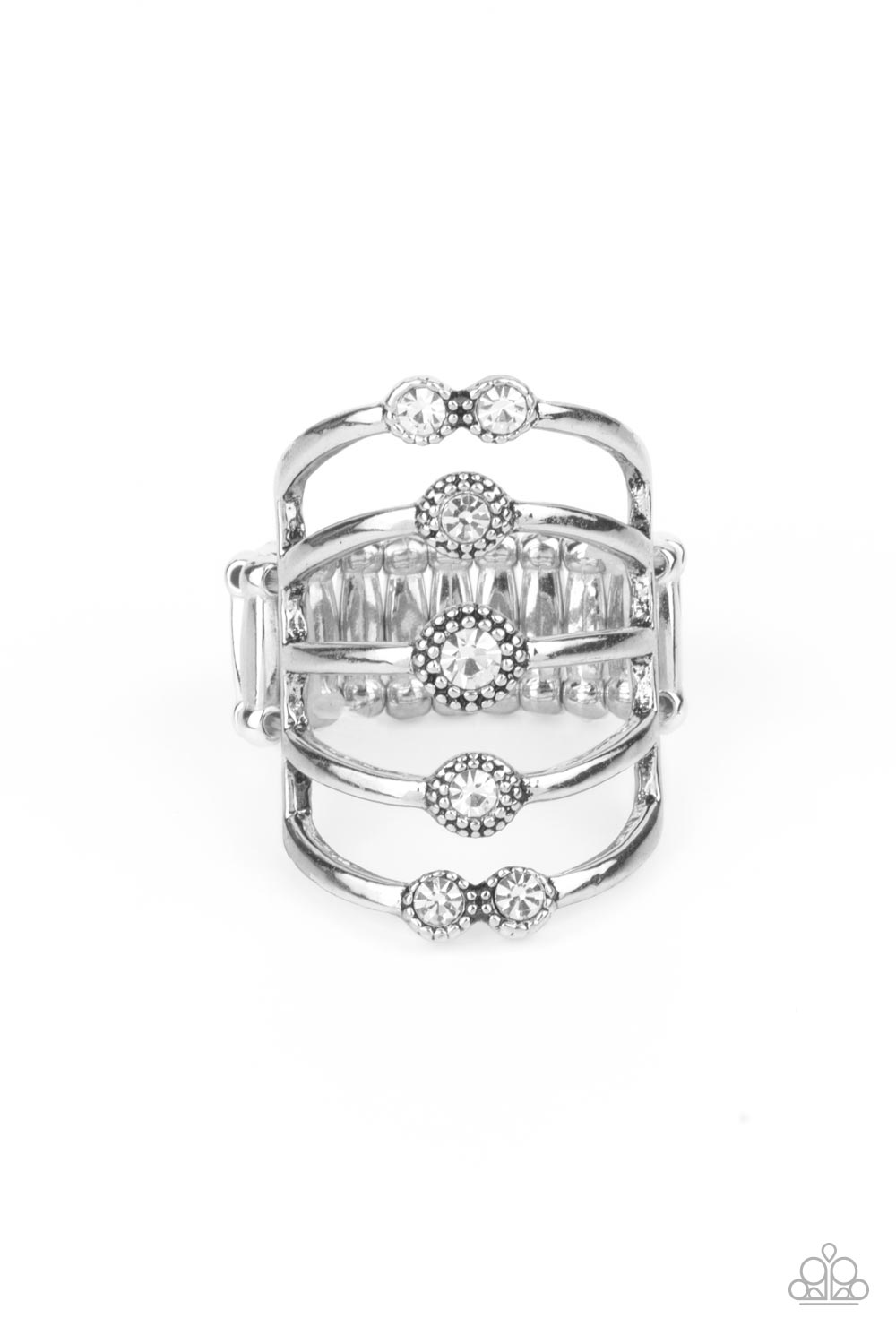 Layer On The Luster - White Ring