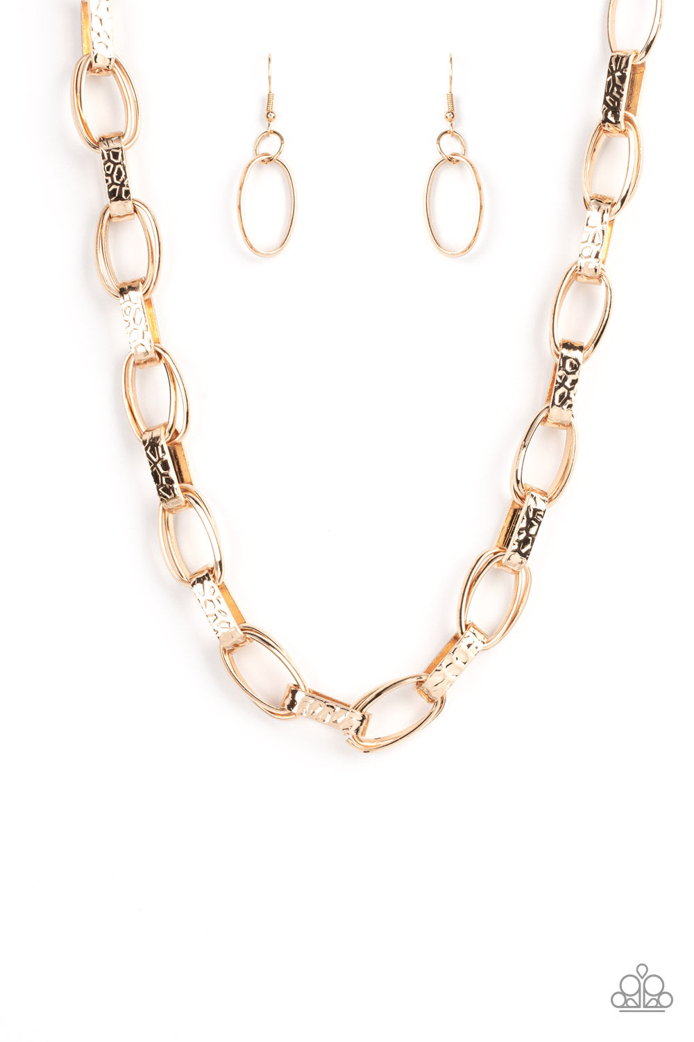 Paparazzi Accessories Motley In Motion - Gold Necklace