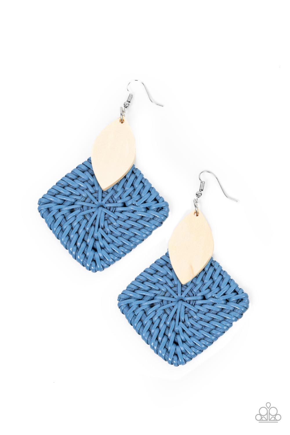 Paparazzi Accessories Sabbatical WEAVE - Blue Earrings
