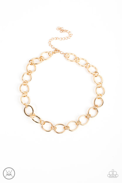 Paparazzi Accessories 90s Nostalgia - Gold Choker