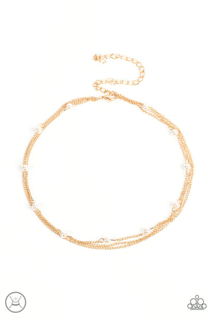 Paparazzi Accessories Daintily Dapper - Gold Necklace