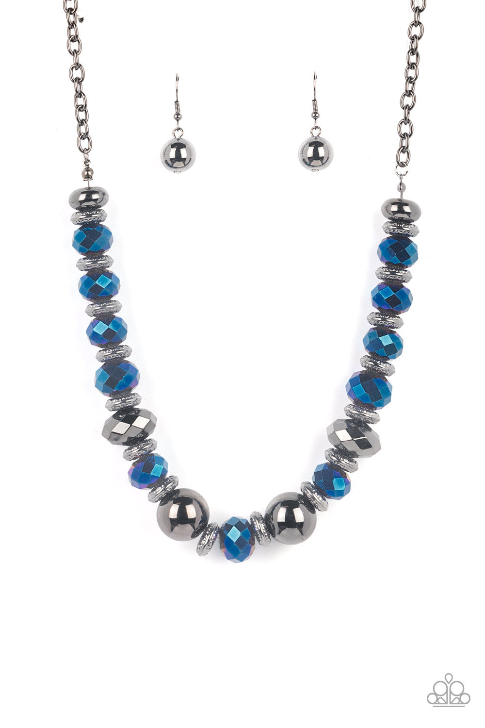 Paparazzi Accessories Interstellar Influencer - Blue Necklace