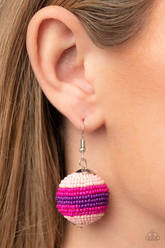 Paparazzi Accessories Zest Fest - Pink Earrings