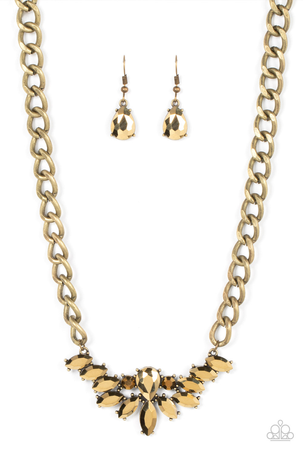 Paparazzi Accessories Come at Me - Brass Necklace