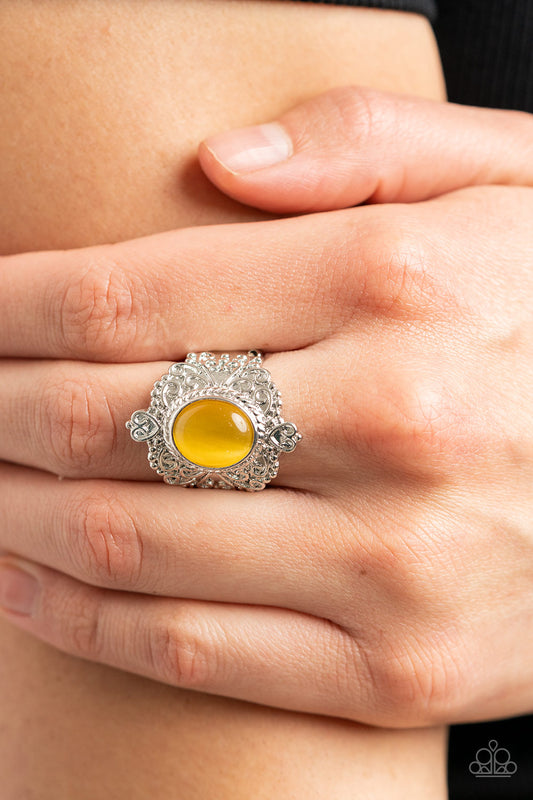 Paparazzi Accessories Delightfully Dreamy - Yellow Ring