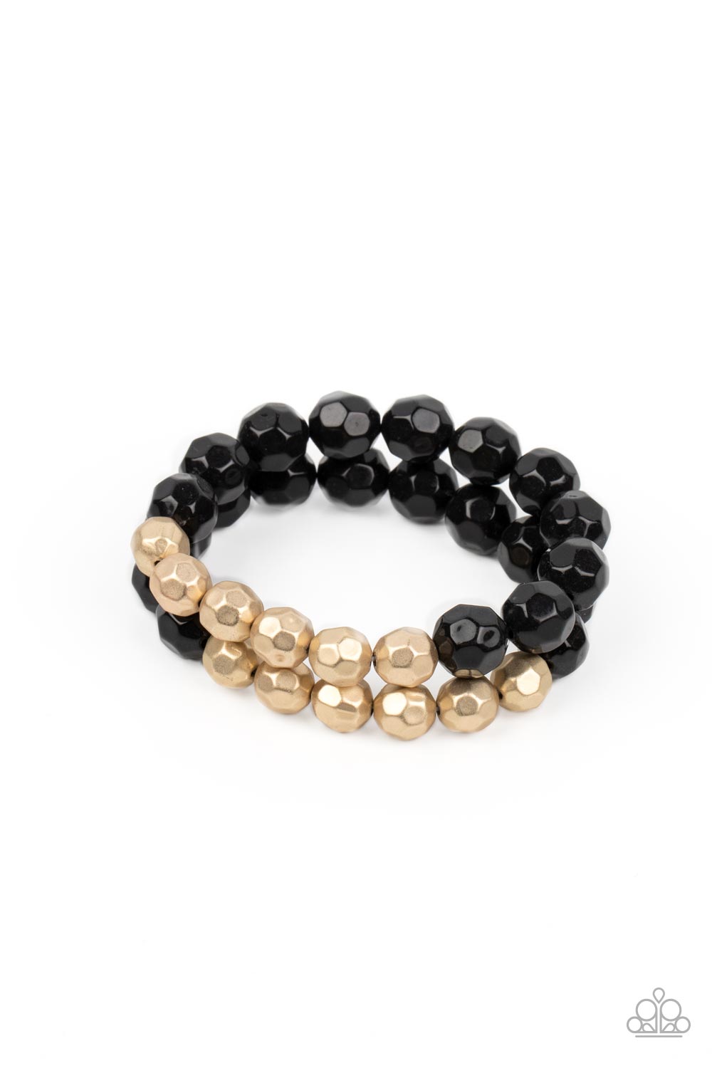 Paparazzi Accessories Grecian Glamour - Black Bracelet