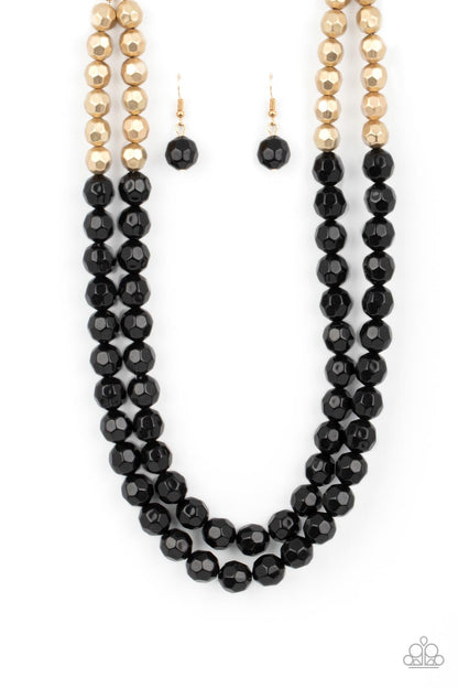 Paparazzi Accessories Greco Getaway - Black Necklace