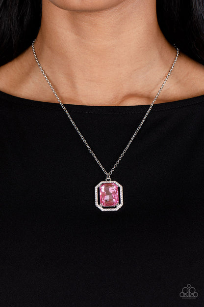 Galloping Gala - Pink Necklace