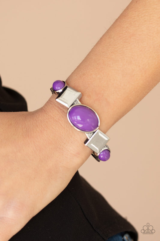 Paparazzi Accessories Abstract-Appeal-Purple