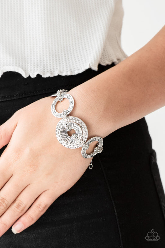 Paparazzi Accessories Way-wild-Silver Bracelet