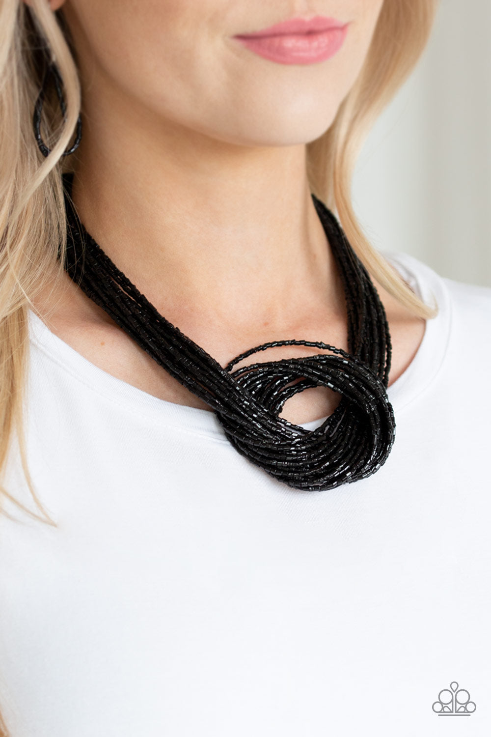 Paparazzi Accessories Knotted Knockout - Black