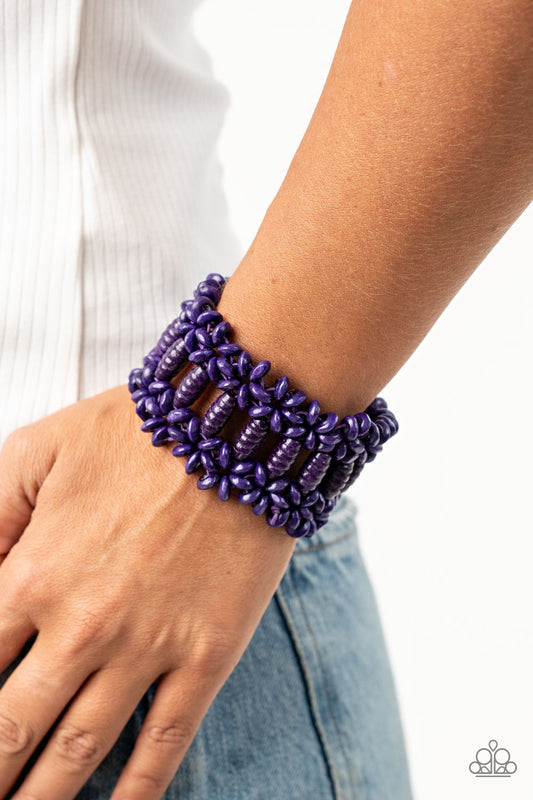 Paparazzi Accessories Fiji-Flavor-Purple Bracelet